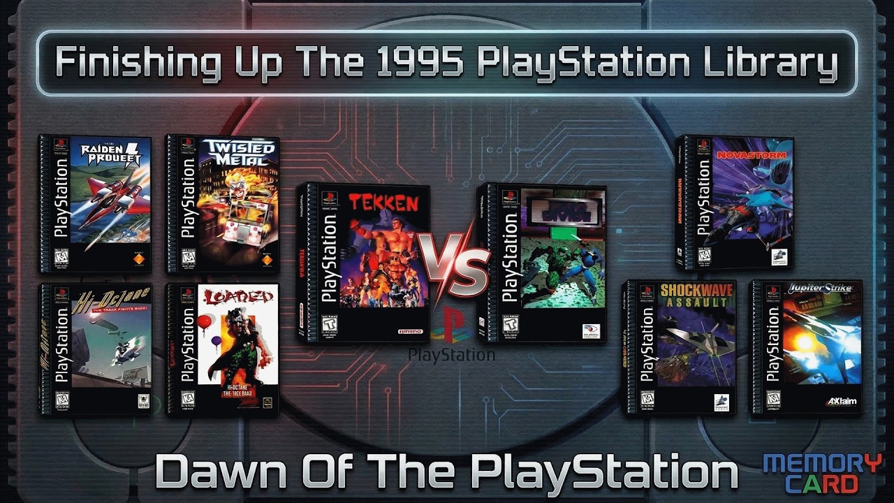 Playing All 1995 PlayStation Games - Gamer Talk - Tekken Vs Zero Divide - Memory CARD (E7 P.2)