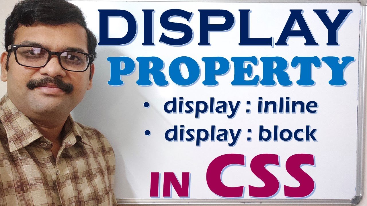 DISPLAY PROPERTY IN CSS || display in CSS ||  HTML & CSS