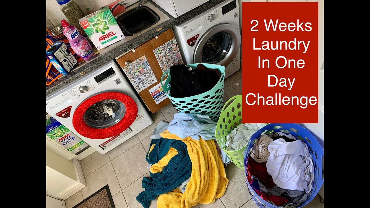 2 Weeks Laundry In One Day Challenge!