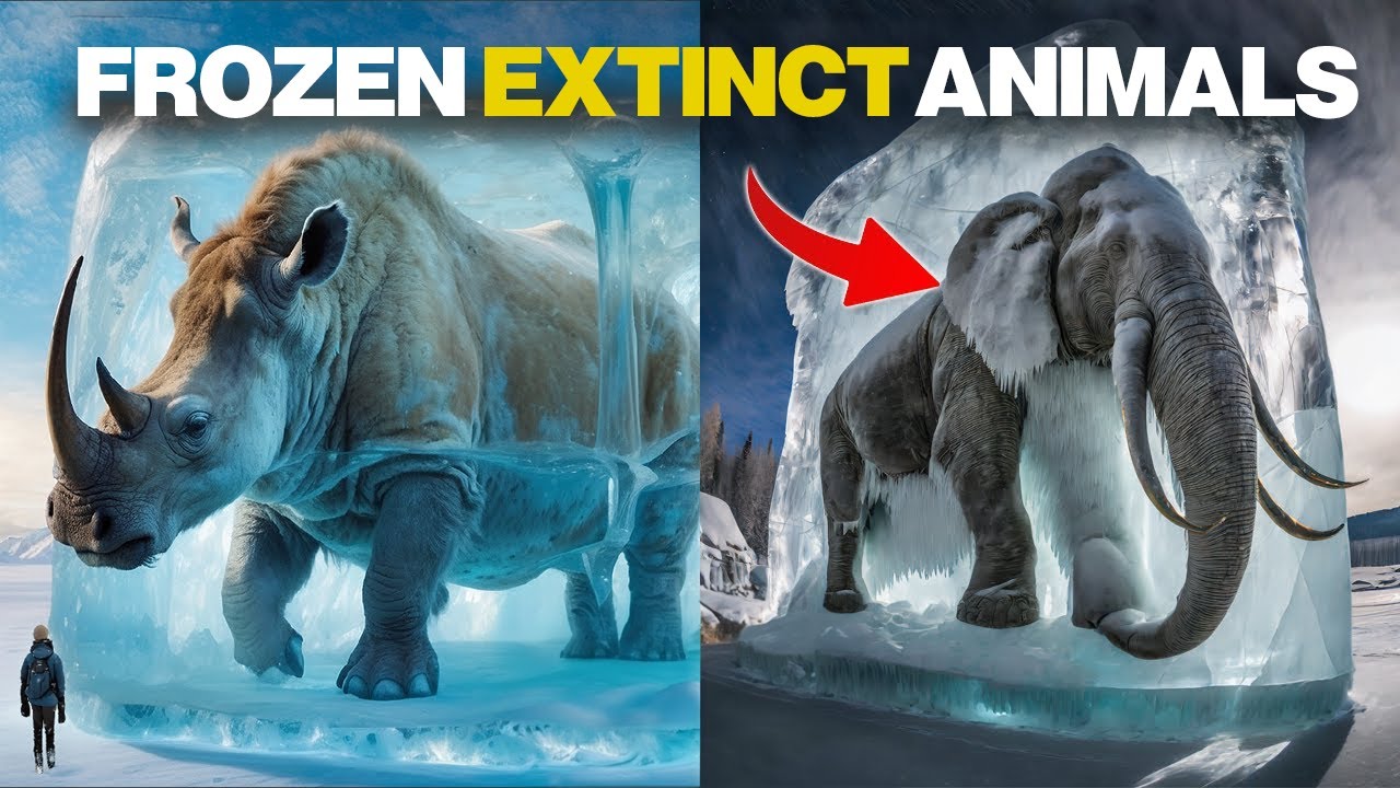 7 Frozen Extinct Animals of the ICE AGE