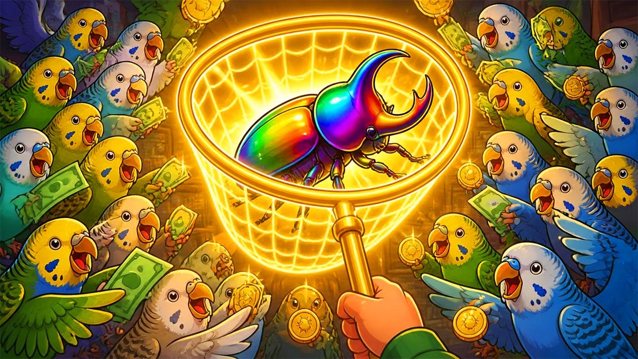 I Sold Bugs To Addicted Birds For Billions! - Budgie's Bug Shop