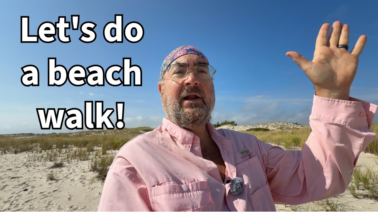 Beach Walk! Let’s see what washed up!