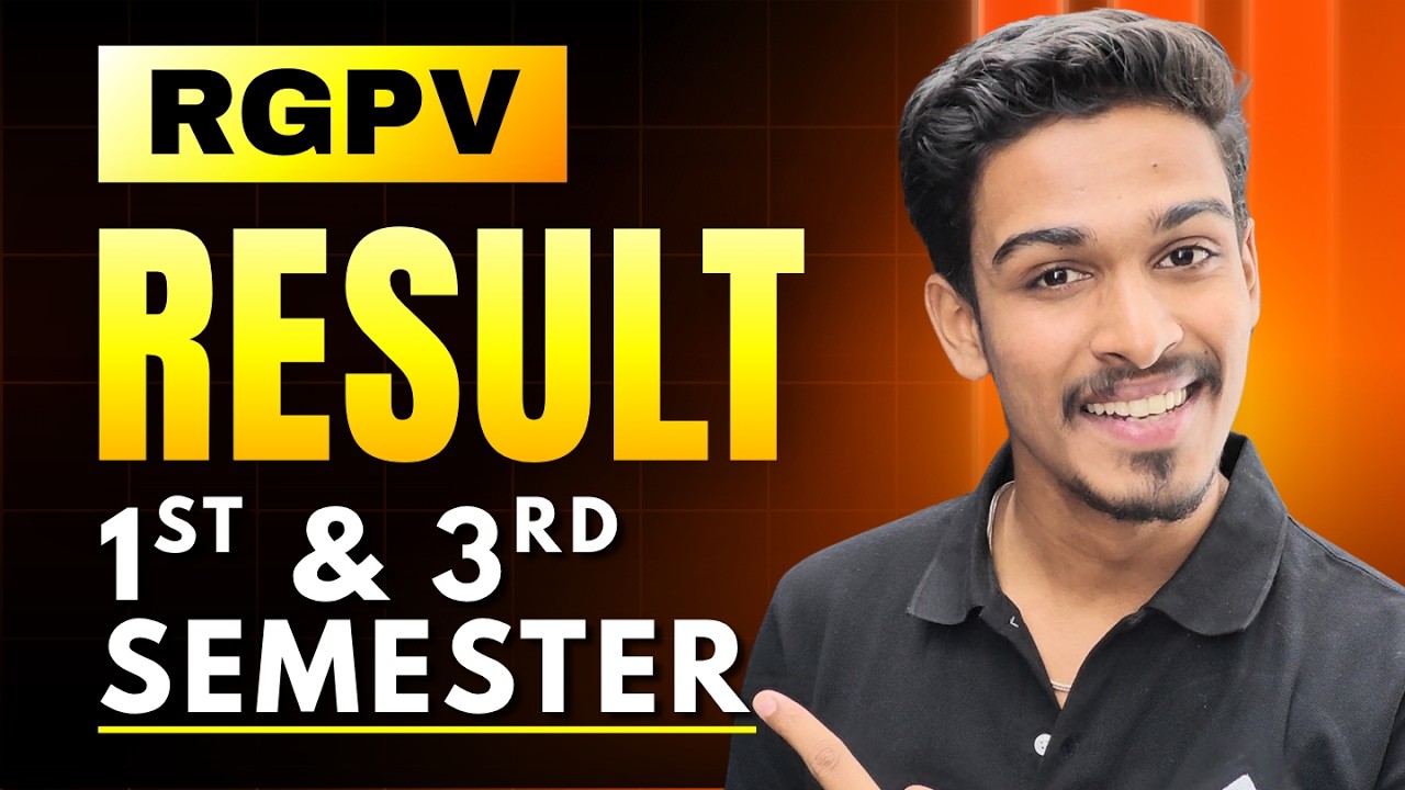 RGPV 1st & 3rd Sem Result Kab Ayega? | Result Date Update