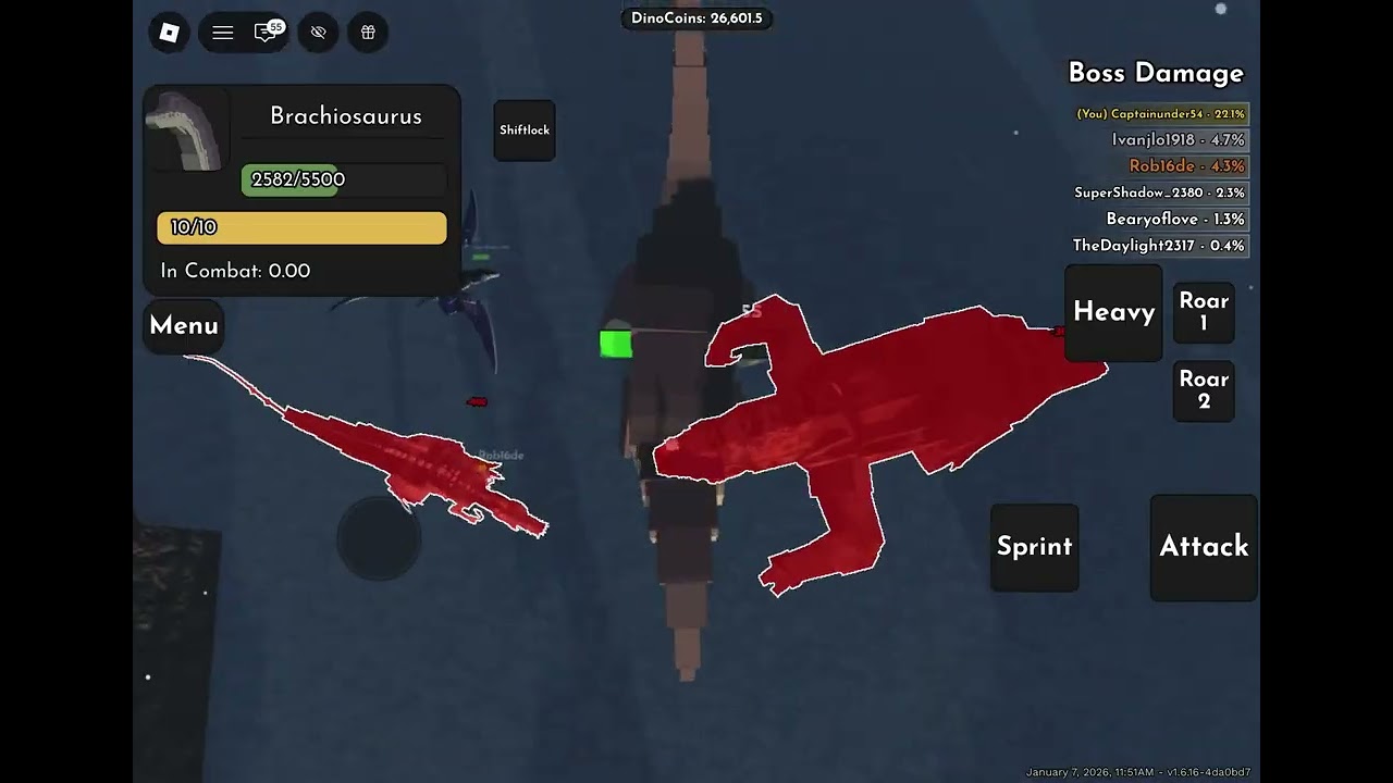 Freeing the drex boss in Jurassic blocky 