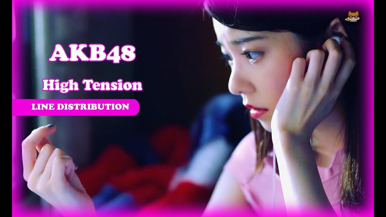 Line Distribution: AKB48 - High Tension (Color Coded)