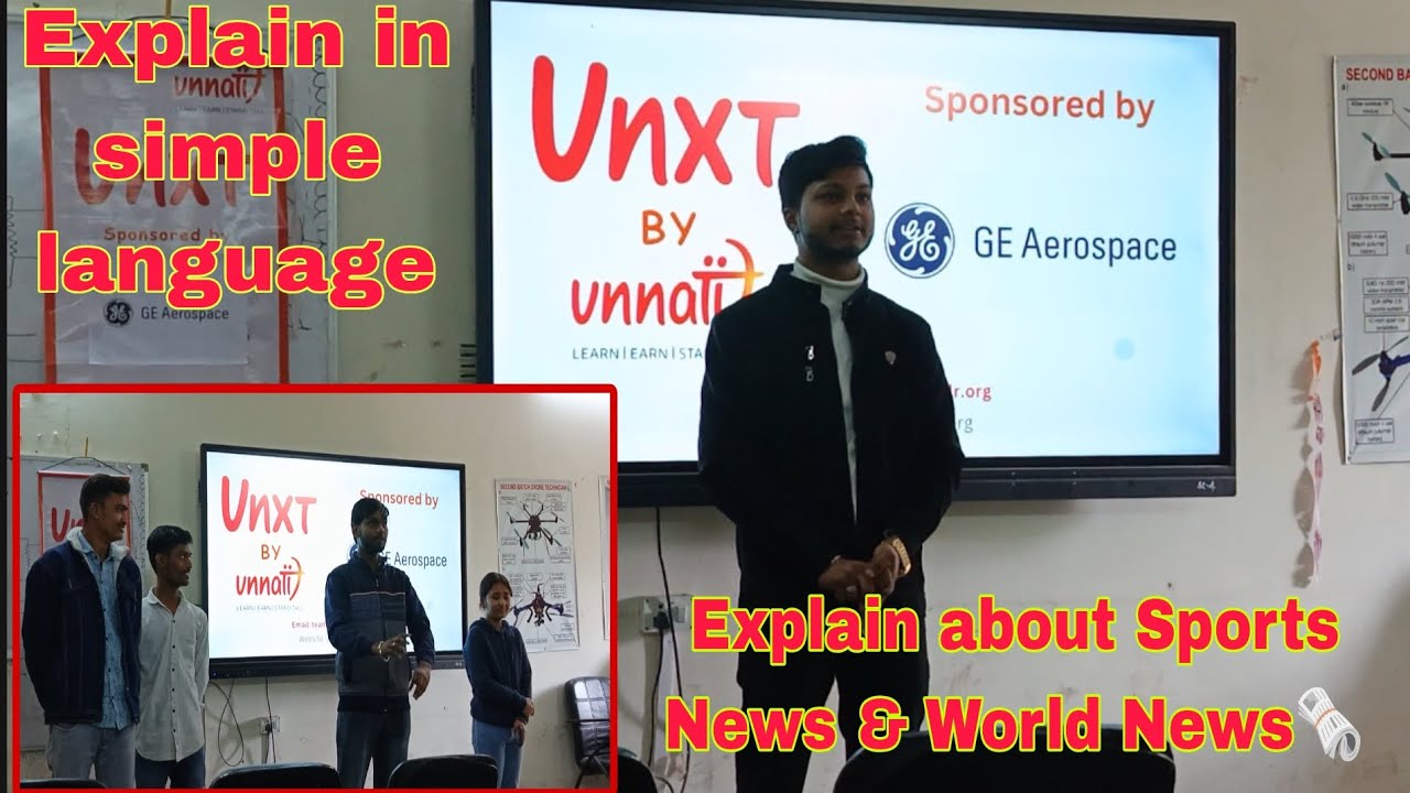 World News & Sports News in Simple English 🌍 | Unnati Class
