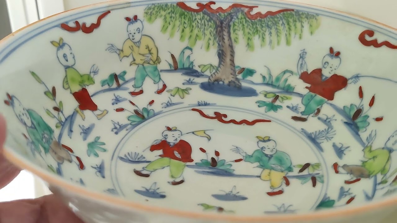 Chenghua Palace & Phonenix Dragon Pattern Bowl Used By Empress Consort, Ming Dynasty, 1368-1644