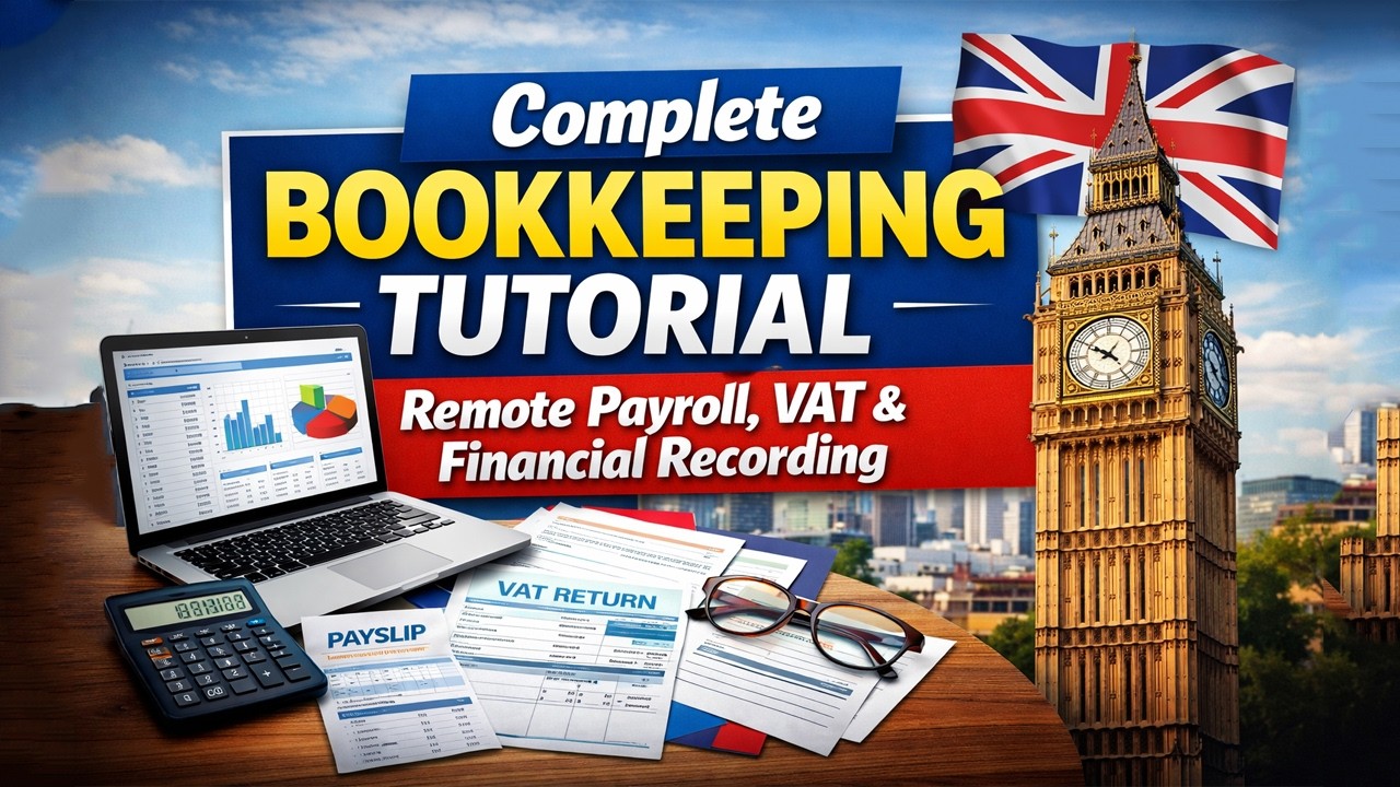 Complete Bookkeeping Tutorial Remote Payroll VAT and Financial Recording for UK Small Business