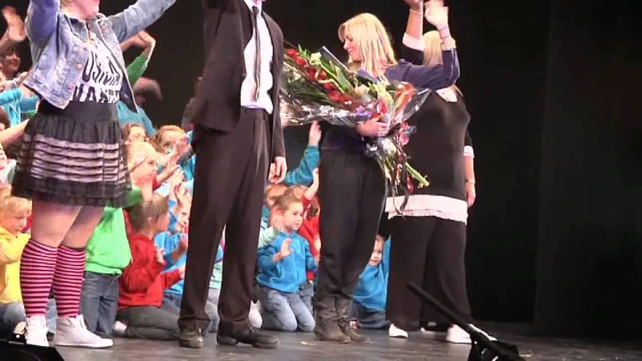Samantha Womack at our dance show.