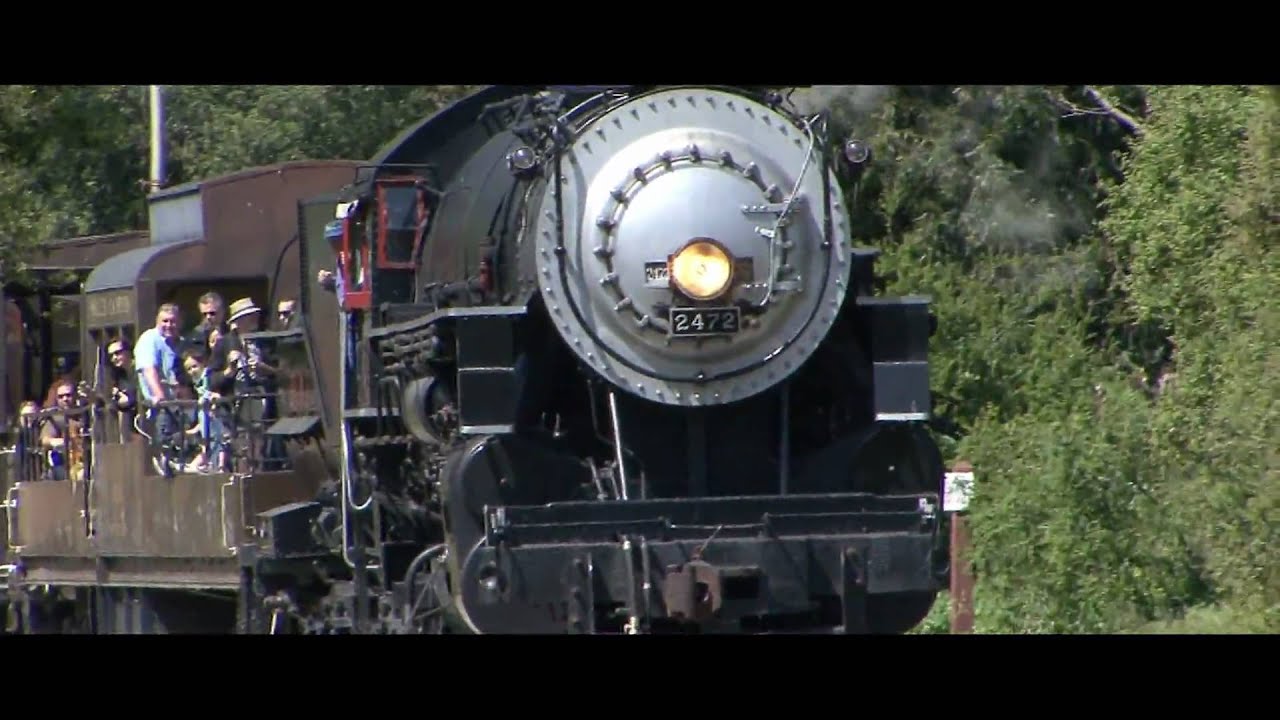 Southern Pacific Steam Locomotive 2472 (All new footage) In 1080 High Definition