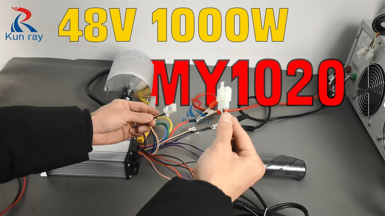 48V 1000W  MY1020 Motor Wiring MASTERCLASS: Switch & 3-Speed Throttle Install