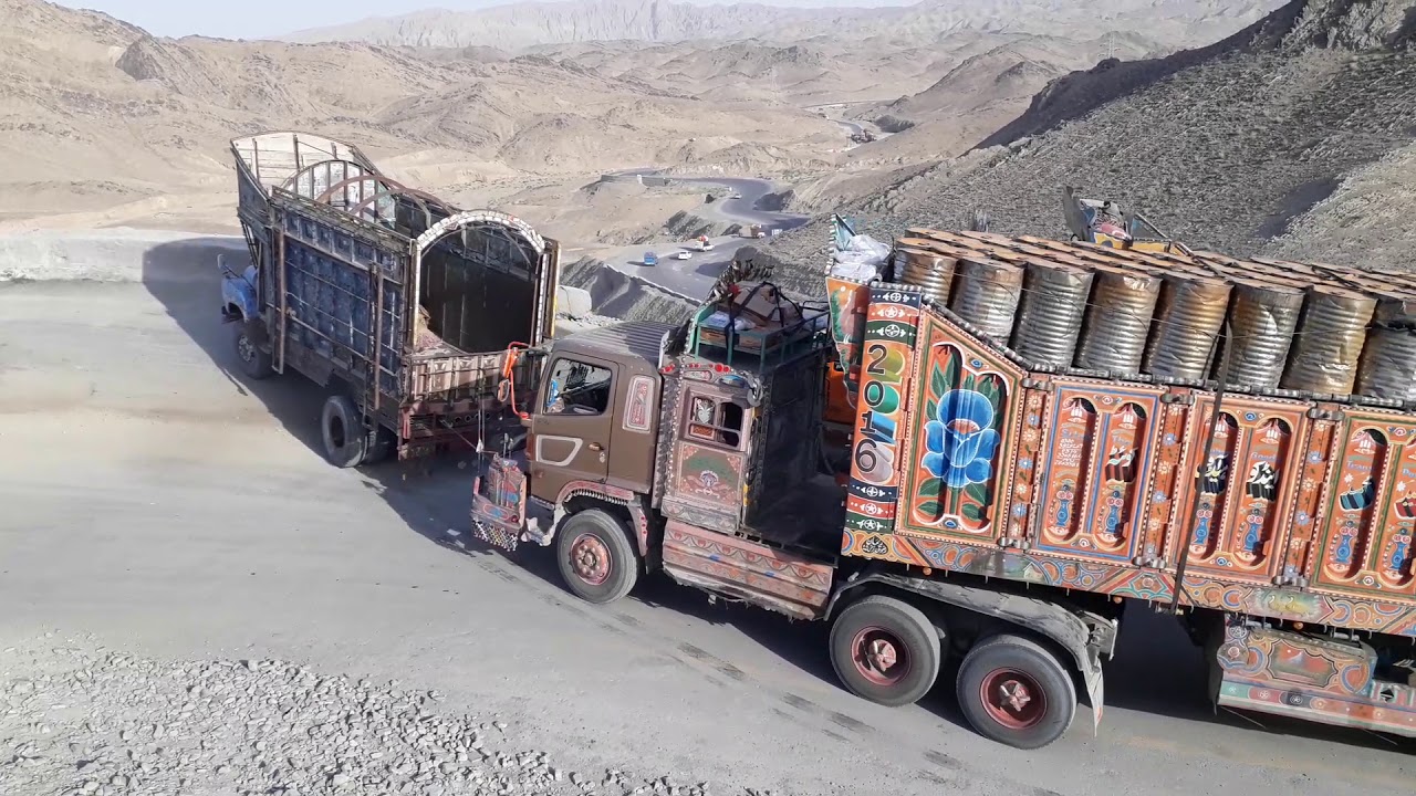 nushki sultan charai sultan charai nushki nushki sultan charai pass sultan charai hino truck driving