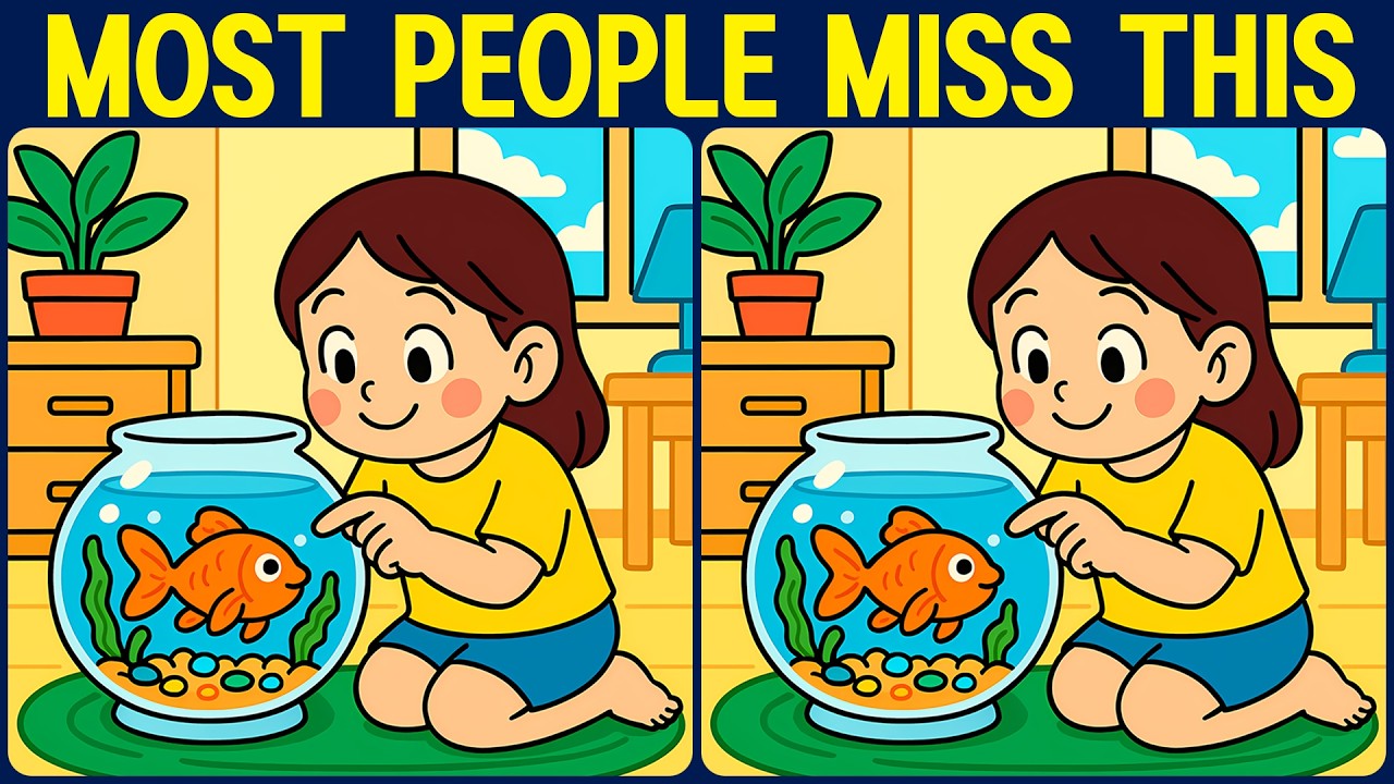 [Spot the Difference Brain Training] Find them all and prove your smartness.