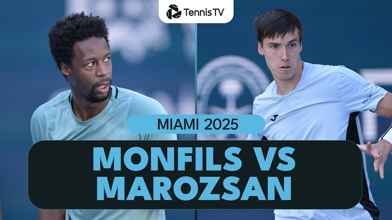 Gael Monfils vs Fabian Marozsan Match Highlights 🤝 | Miami 2025