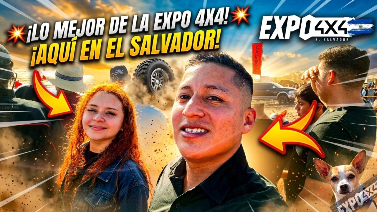 Esto paso en la Expo 4x4 El Salvador 😱ll Terminamos llenos de TIERRA!!