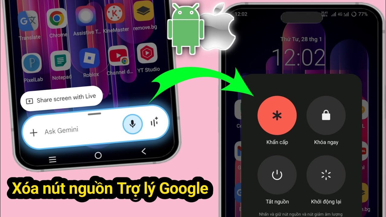 Cách gỡ bỏ Trợ lý Google khỏi nút nguồn trên Android & iOS | Khắc phục sự cố Ask Gemini 2026