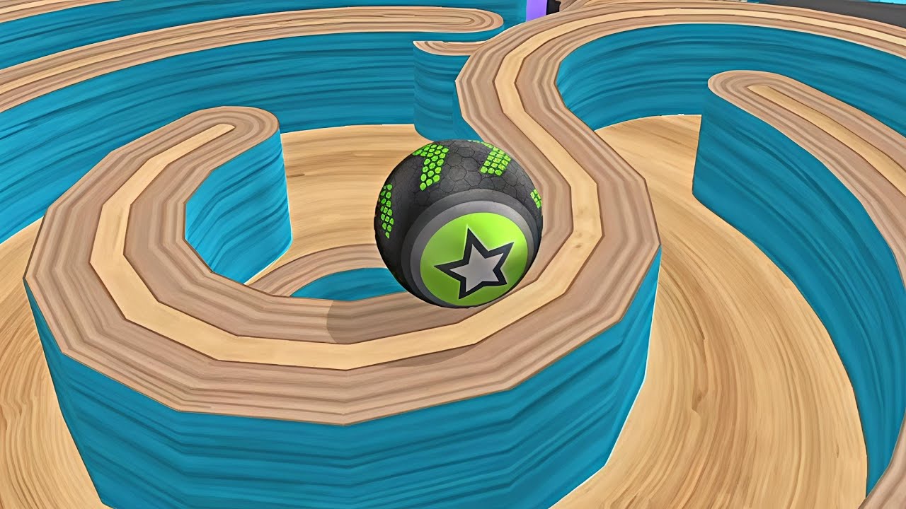 Going Balls SpeedRun fast rolling ball with android & ios walkthrough gameplay 