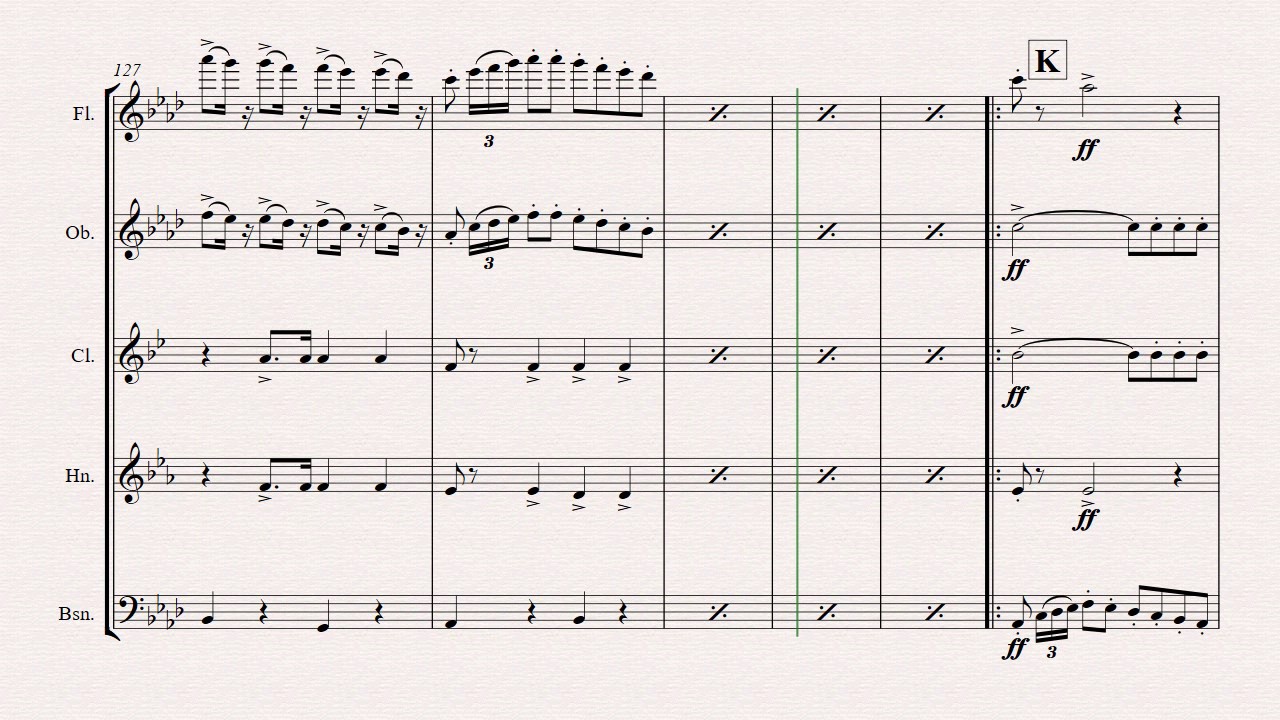 The Barber of Seville - Overture - Woodwind Quintet - F