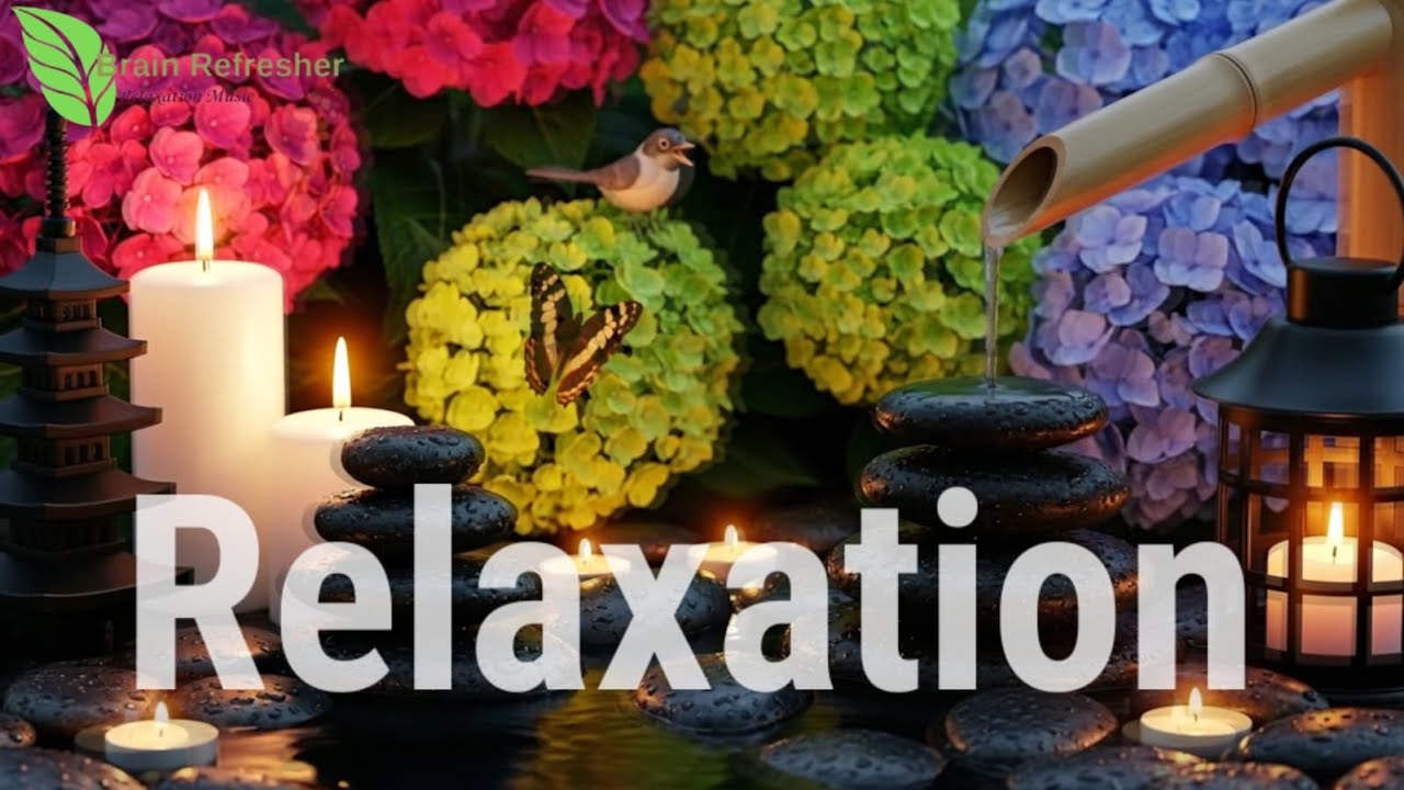 DEEP SLEEP INSTANTLY 😴 Gentle Water Sounds & Zen Garden for Relaxation, Stress Relief, Meditation