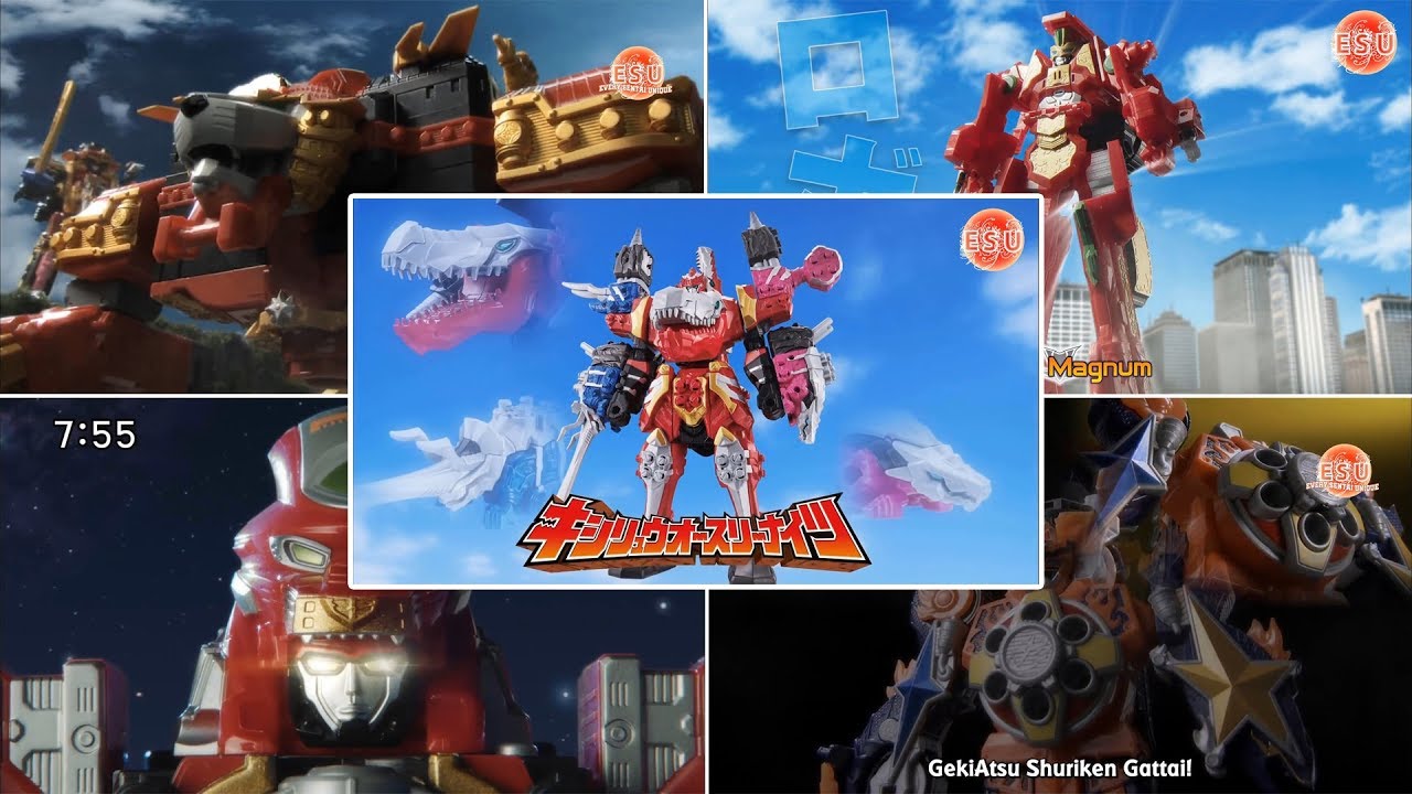 All Gattai Toys CM [Gobuster to Ryusoulger] - Every Sentai Unique