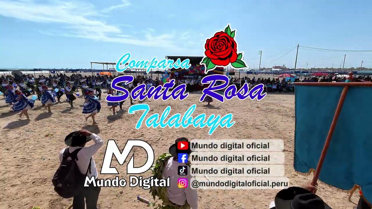 🌴🥁 Alegría  con la COMPARSA SANTA ROSA DE TALABAYA en LOS PALOS – Carnaval Playero Tacna 2026 🎭✨