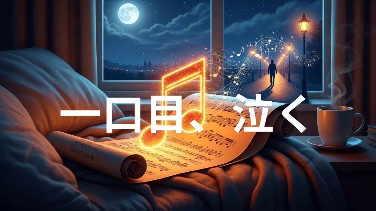 歌で一日_【深夜のぬくもり】一口でほどいて、帰り道の私へ_#夜食 #深夜 #帰り道 #コンビニ #懐かしい #泣ける #JPOP #バラード