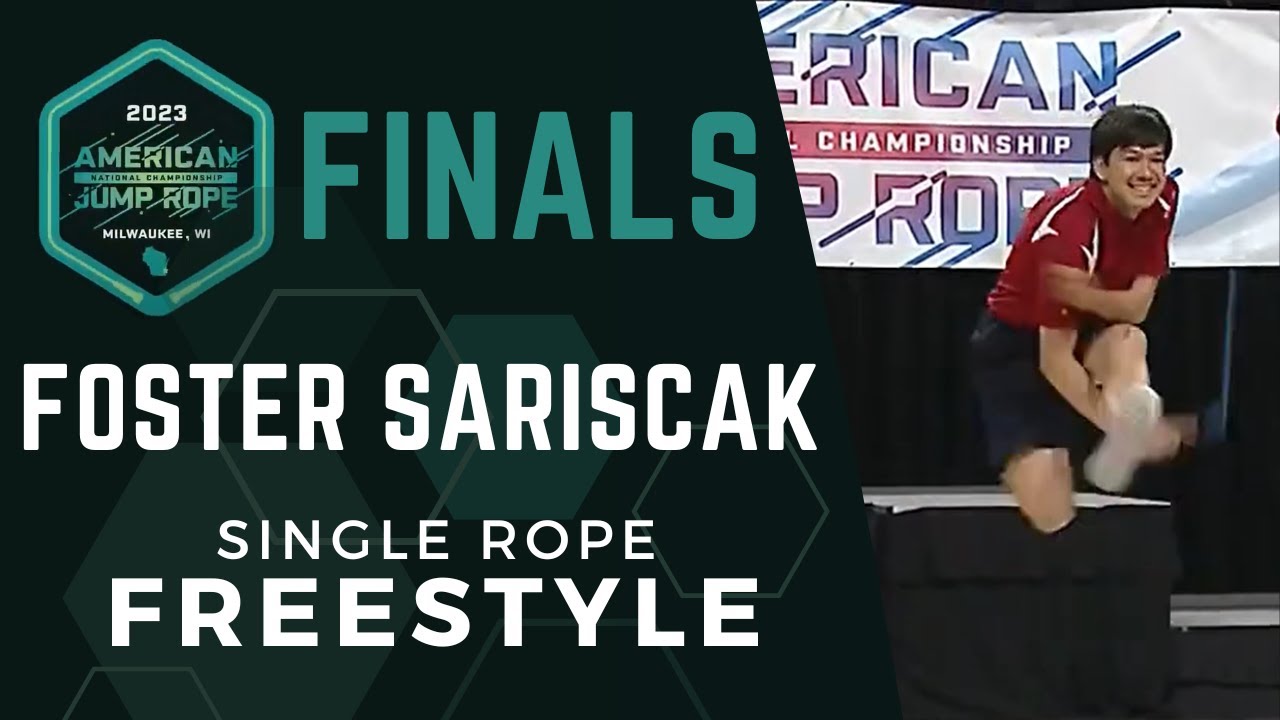 Foster Sariscak - Single Rope Freestyle - AMJRNC 2023