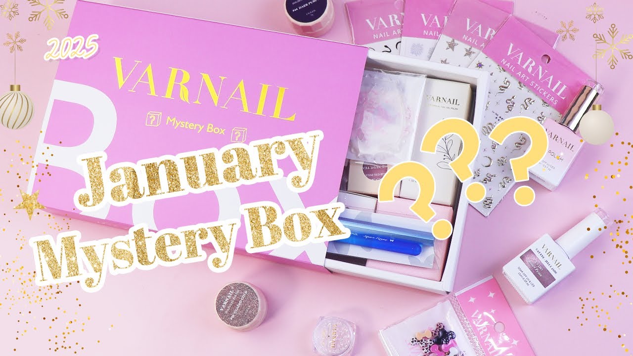 January Nail Art Mystery Box 2025 Unboxing