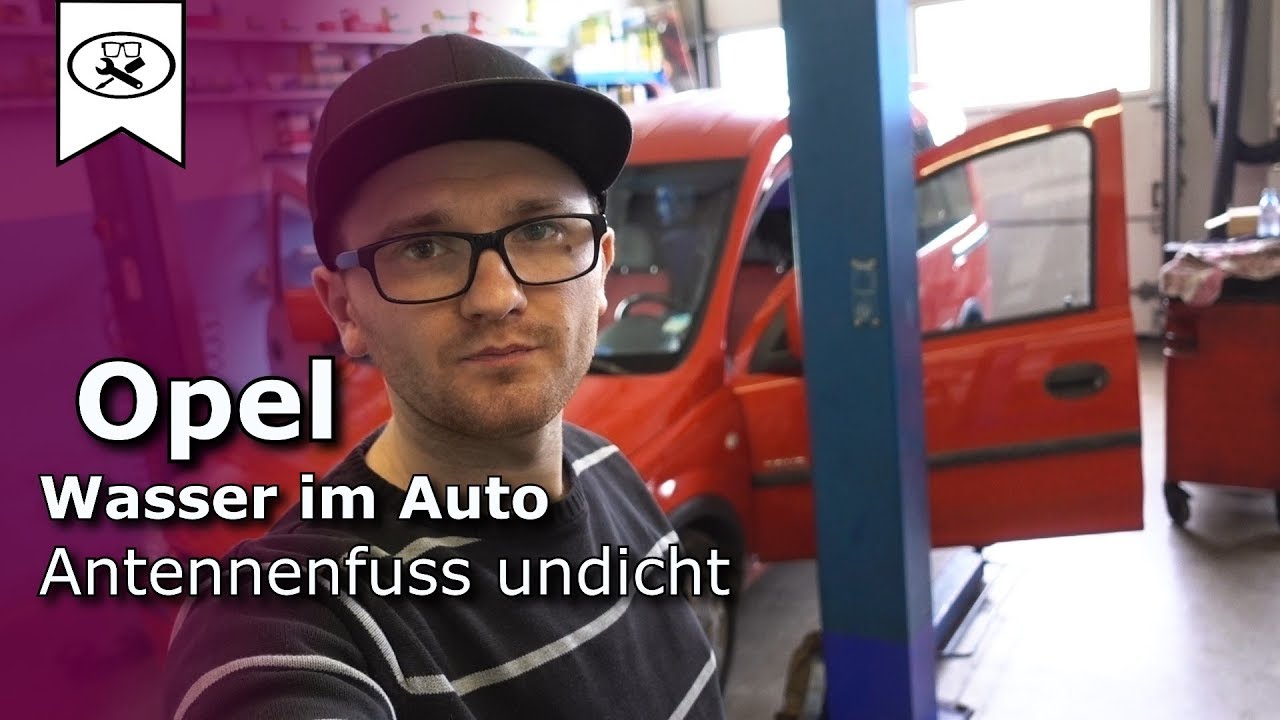 Opel Combo Wasser im Innenraum Antenne wechseln  |  Change antenna  |  VitjaWolf  | HD