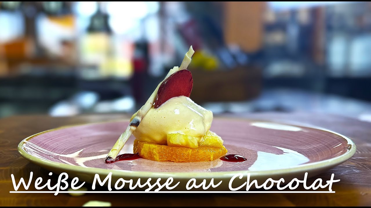 Weiße Mousse au Chocolat - Kochen im Tal