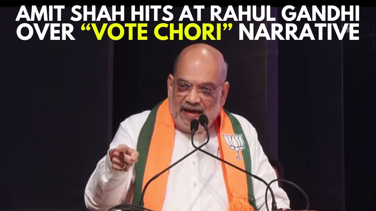 WATCH: Home Minister Amit Shah Hits At Rahul Gandhi Over 