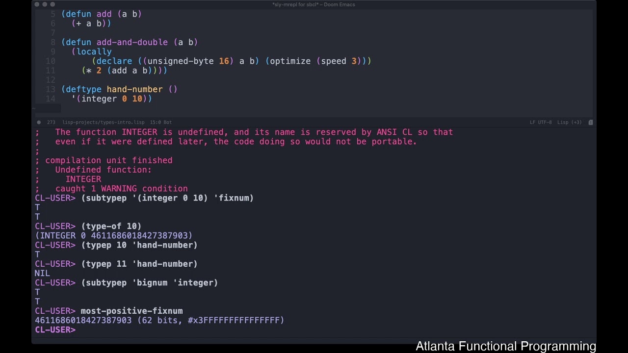 Common Lisp Study Group: Types