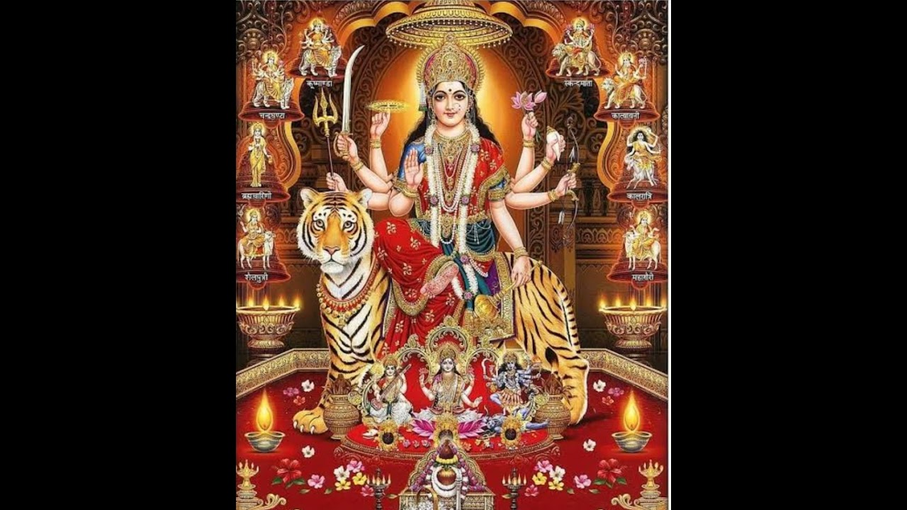 🕉️ दुर्गा मंत्र जाप ॐ दुं दुर्गायै नमः | Pure Sanskrit Power!सर्वमङ्गल माङ्गल्ये | चामुण्डा कवच | 10