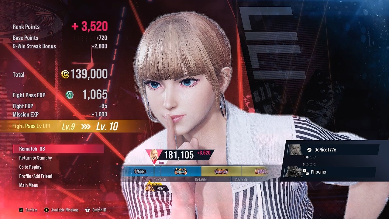 Tekken 8: Season 3 [STEAM]: Ranked Match with Lili Rochefort #23 (3/17/26, pt.2)