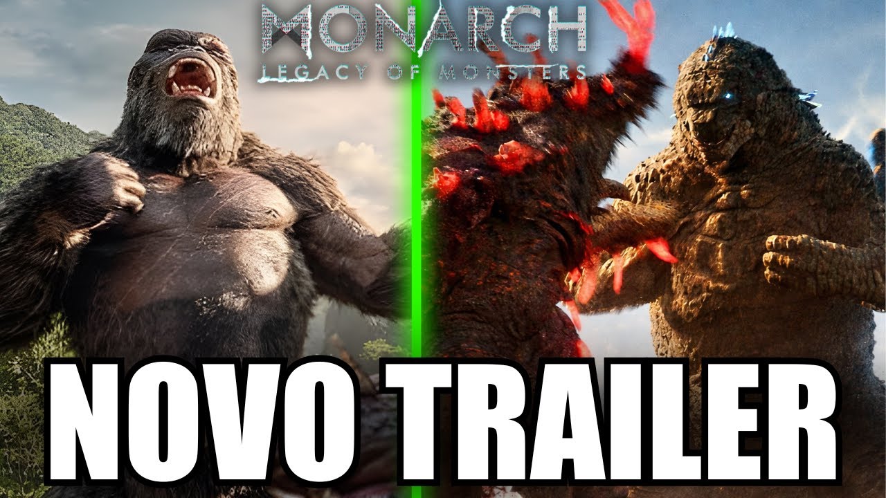 BATALHA ÉPICA, Kong vs Titan X + Godzilla em TOKYO! Novo Trailer 2 de Monarch!