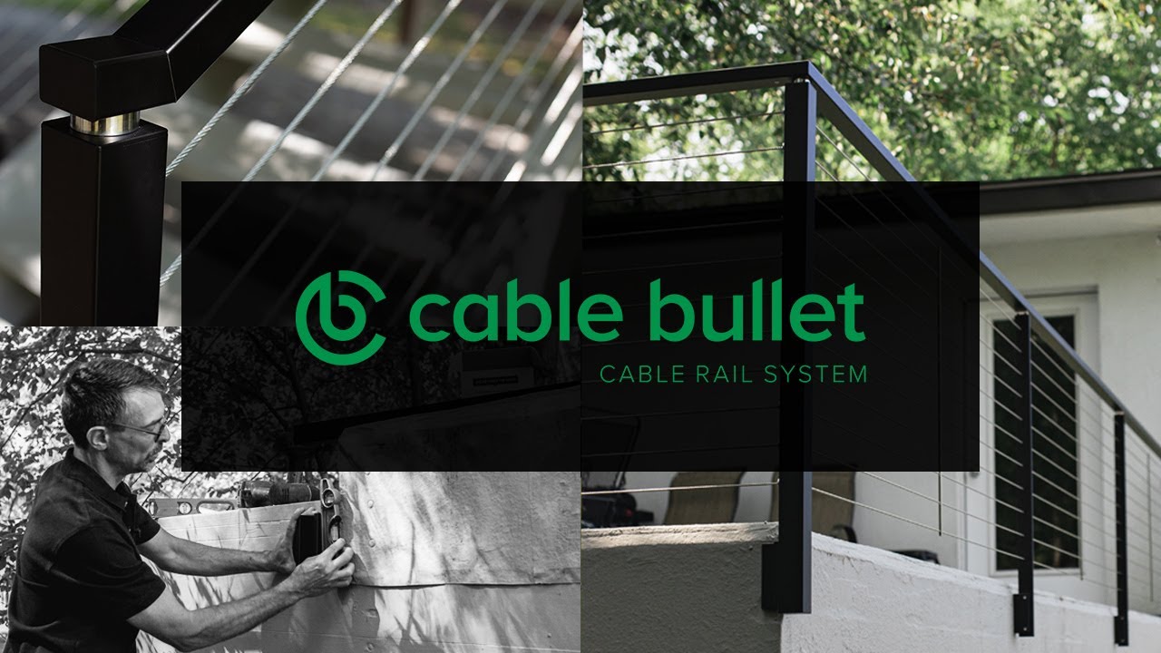 Installing Signature Classic Collection Side Mount Posts and Handrail | Cable Bullet System