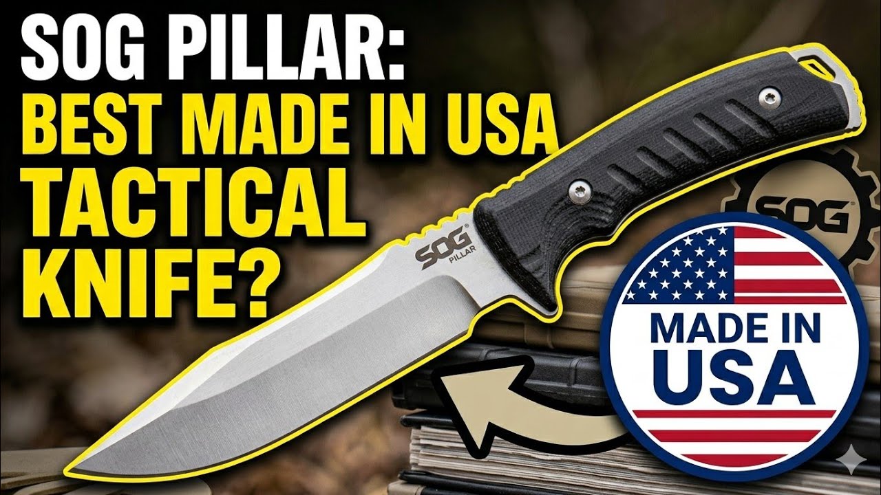 SOG Pillar — лучший тактический нож, сделанный в США?