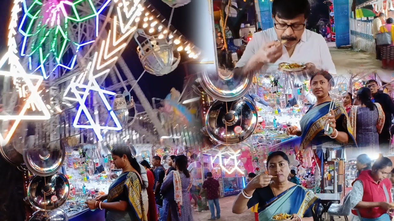 রাত নয় টার সময় গেলাম আনন্দ মেলায় ॥গাছ থেকে বাঁধাকপি কাটা হল ॥#banglavlog 