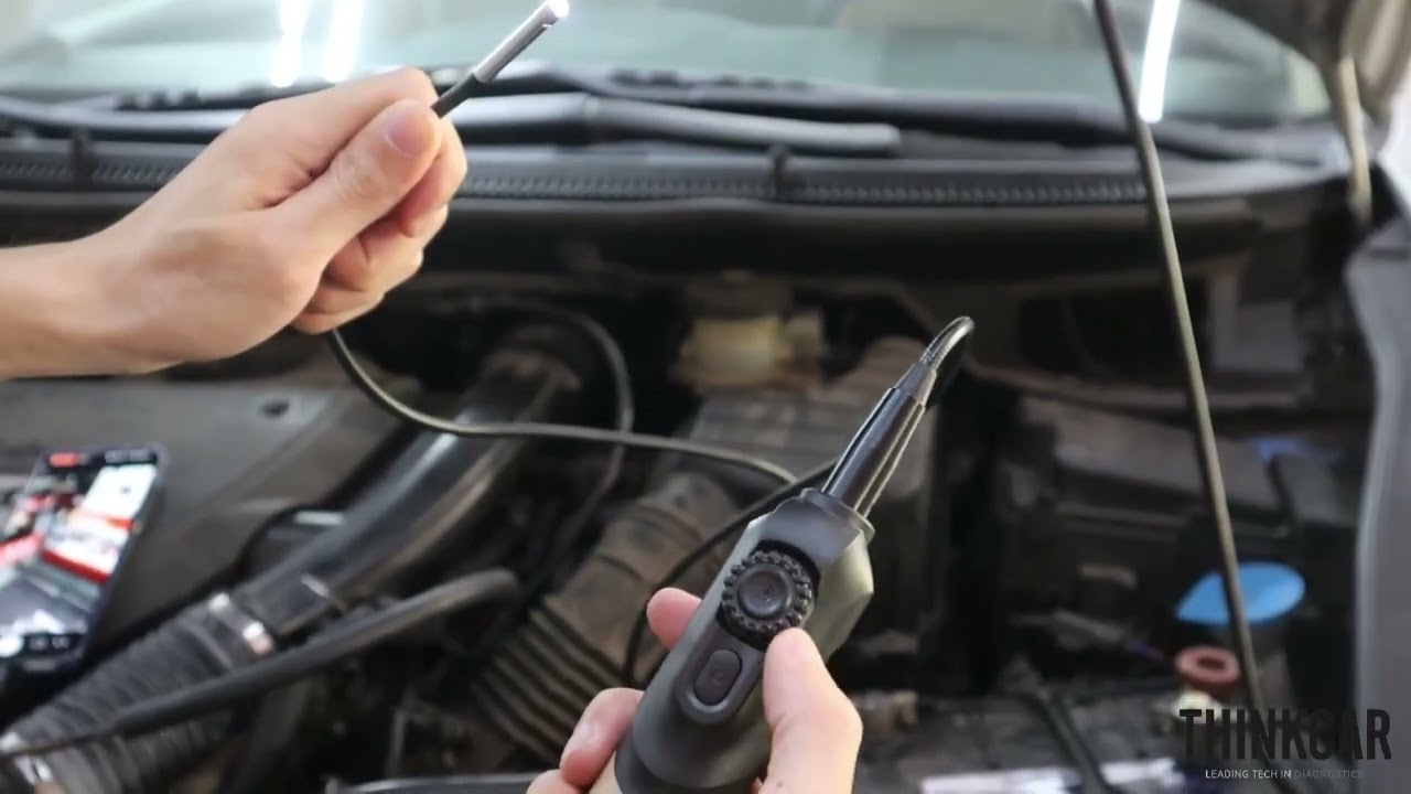 THINKCAR TES102 Endoscope Camera with THINKSCAN 689BT