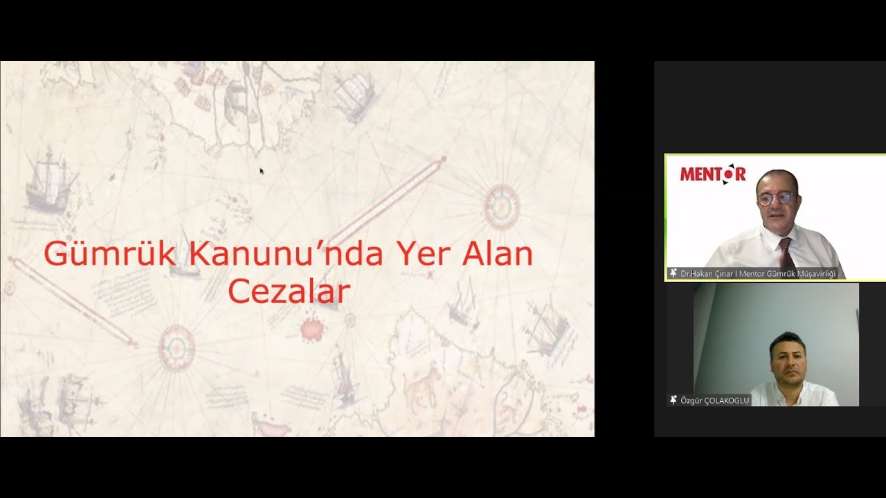 MENTOR AKADEMİ - GÜMRÜK MEVZUATI VE UYGULAMARI EĞİTİMİ - 12.06.2024