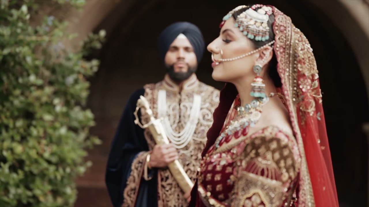 Aaron & Gagan's Sikh Punjabi Anand Karaj & Reception Highlight Video | Drone Singh Cinematography