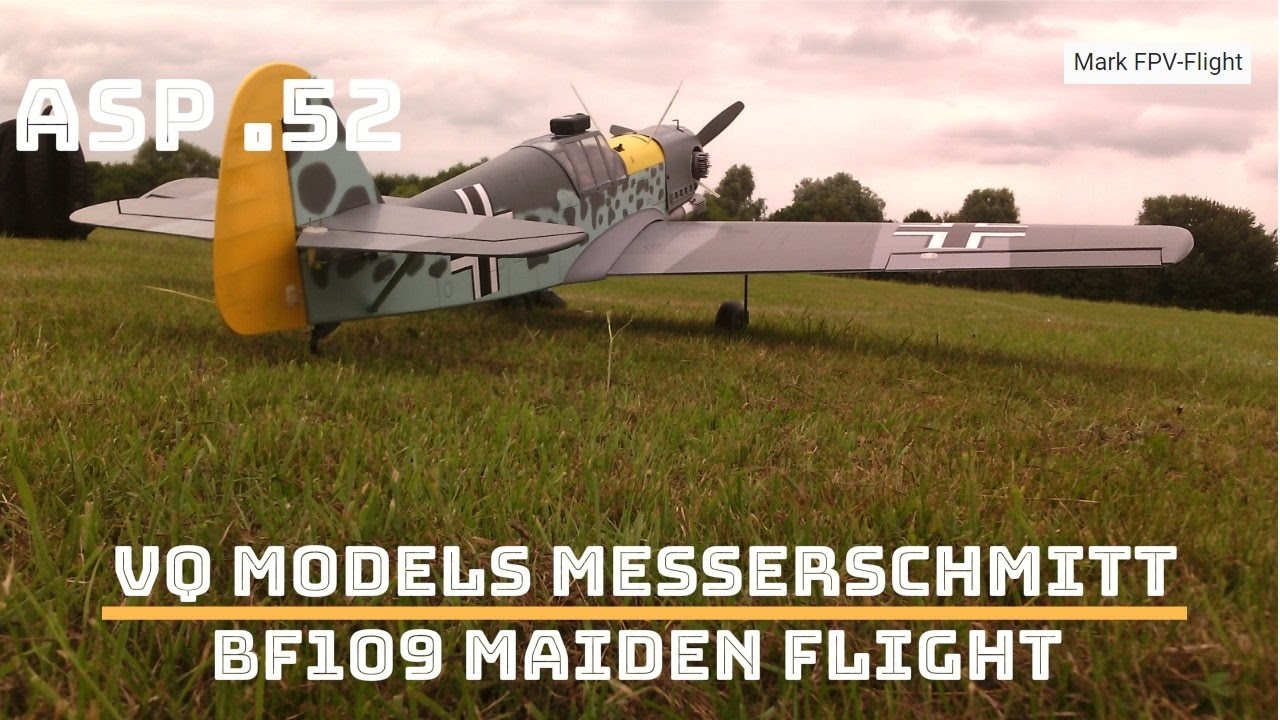 HobbyKing  VQ Models Messerschmitt BF109 Maiden .52 ASP
