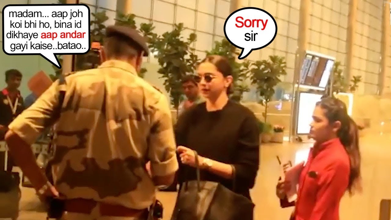 See Deepika Padukone's Most EMBARASSING Moment As Security STOPS her From Entry @Mumbai Airport