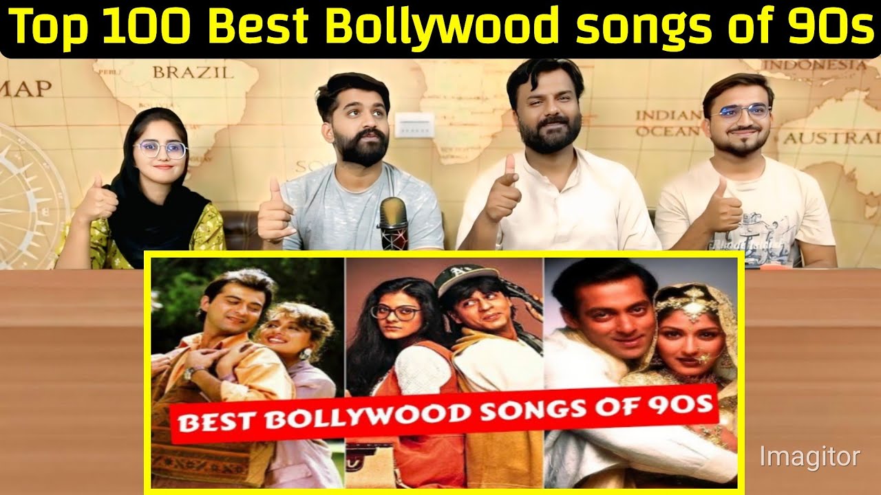 Reaction On Top 100 Best Bollywood songs of 90s (1990-1999) | Evergreen Bollywood Songs
