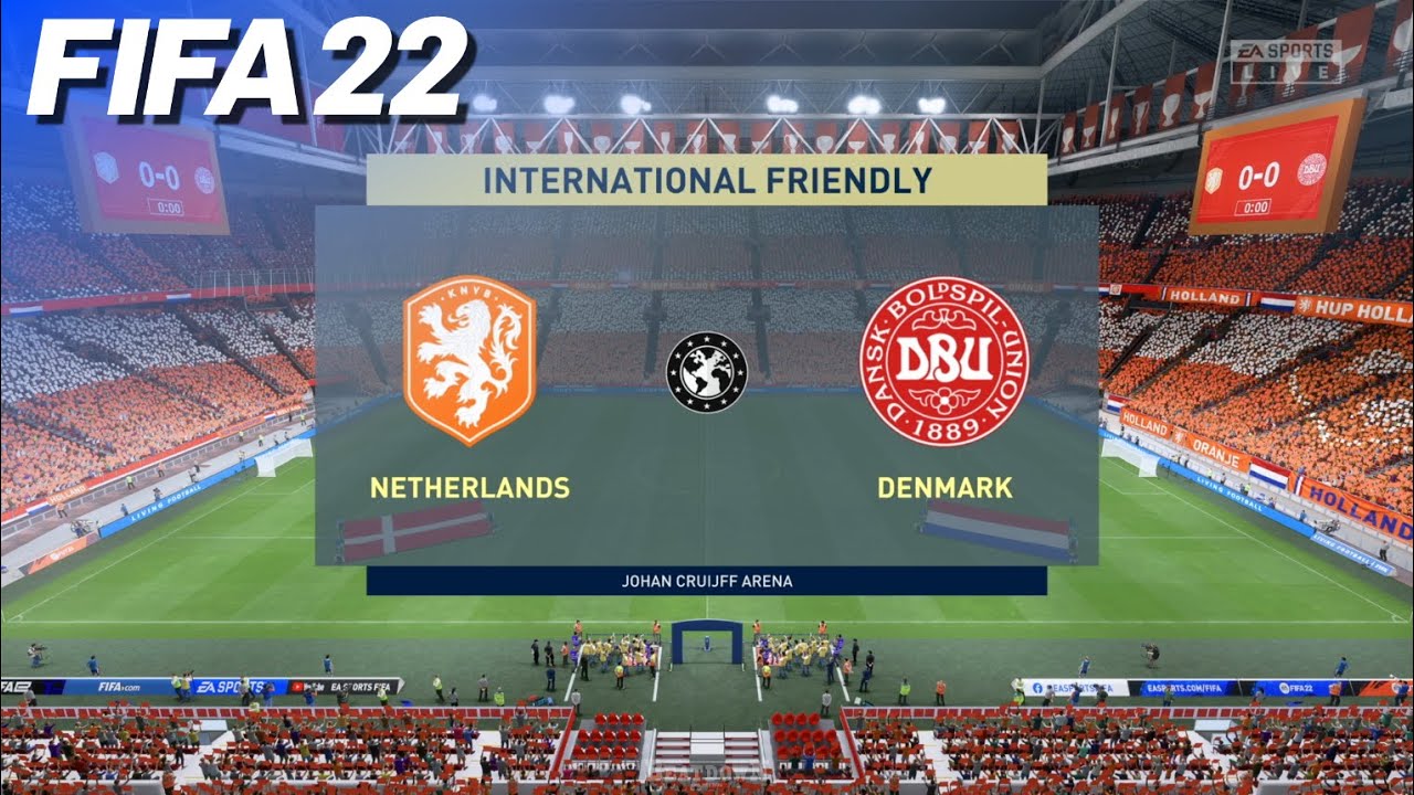 FIFA 22 - Netherlands vs. Denmark (International Friendly)