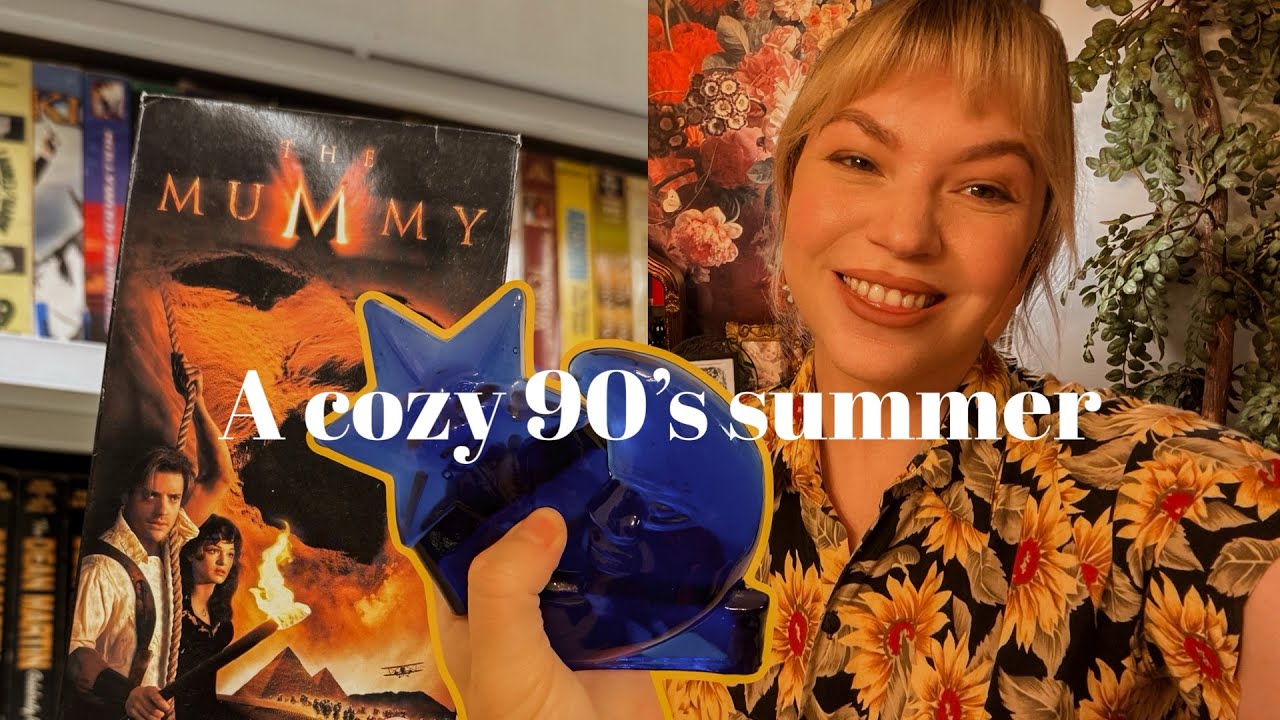 Cozy 90's Summer | low-tech activities | thrifting, decorating and baking