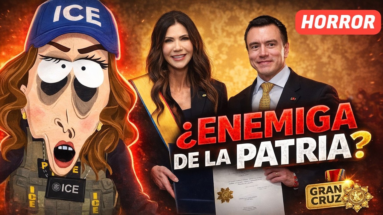 ESCANDALO: &iquest;Por qu&eacute; Noboa premia a Kristi Noem? Donde queda la dignidad de los migrantes?