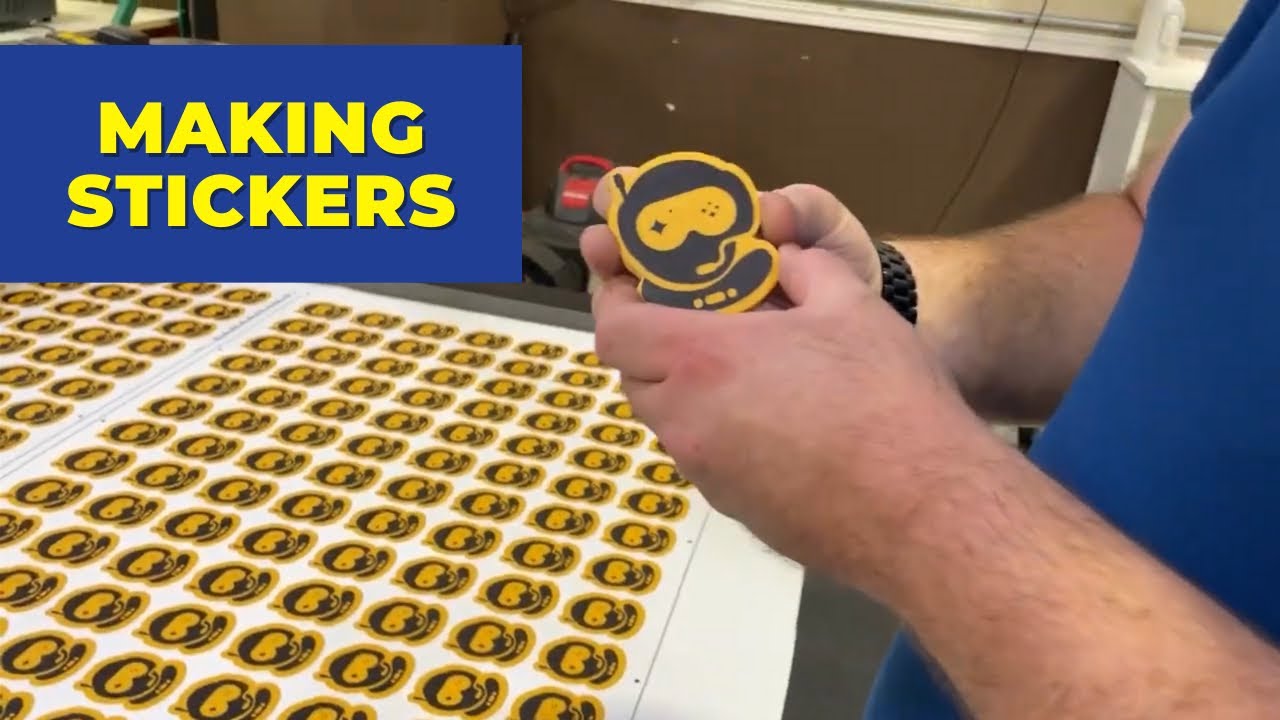 How to Make Stickers. Die Cut Stickers, my process start to finish - Print, laminate, & cut HP Latex