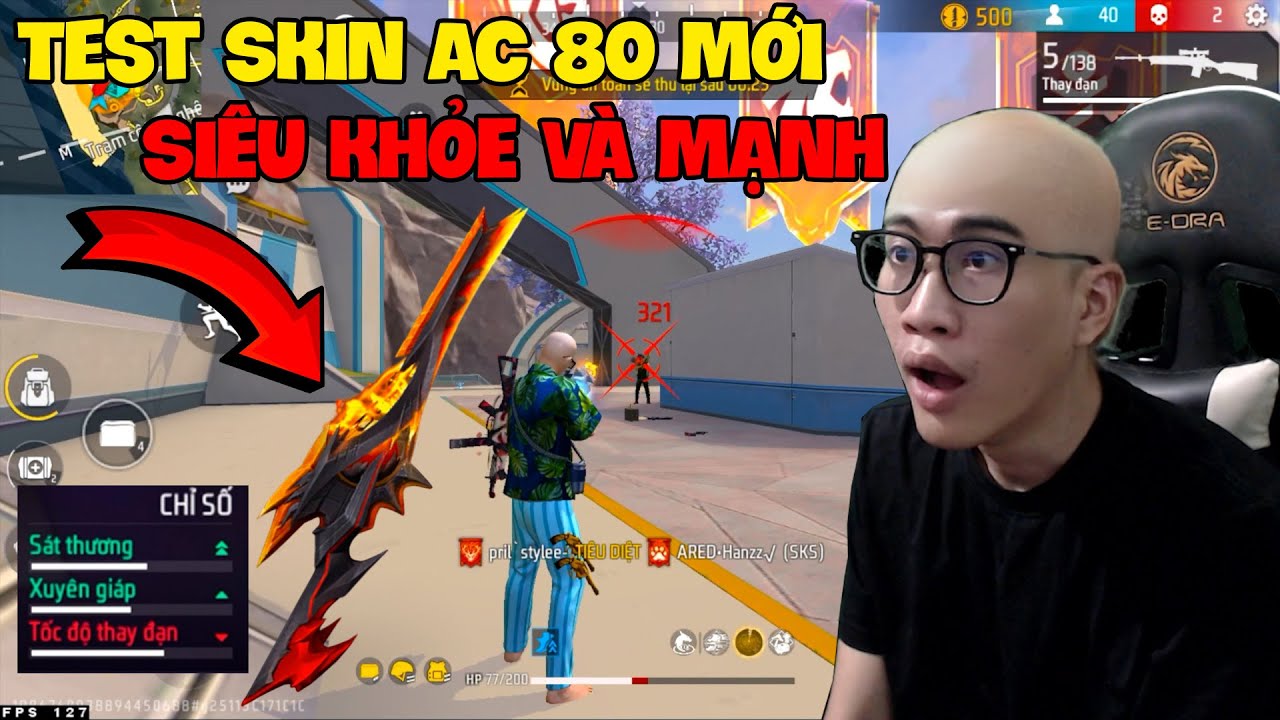 Box Free Quay Và Test Skin AC80 Mới Tăng 2 Sát Thương 1 Xuyên Giáp Siêu Bá Đạo.