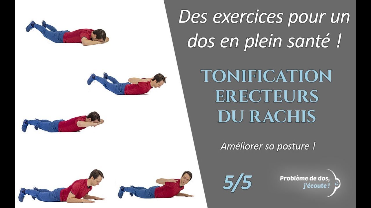 Améliorer sa posture – 5 – Renforcement des muscles érecteurs du rachis